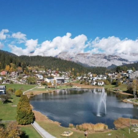 Lovely 1-Bedroom Vacation Studio Apartment With Pool And Sauna Laax Exterior foto